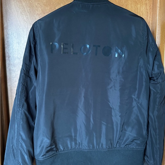 Peloton Fossa Apparel Satin Bomber Jacket - Picture 2 of 4